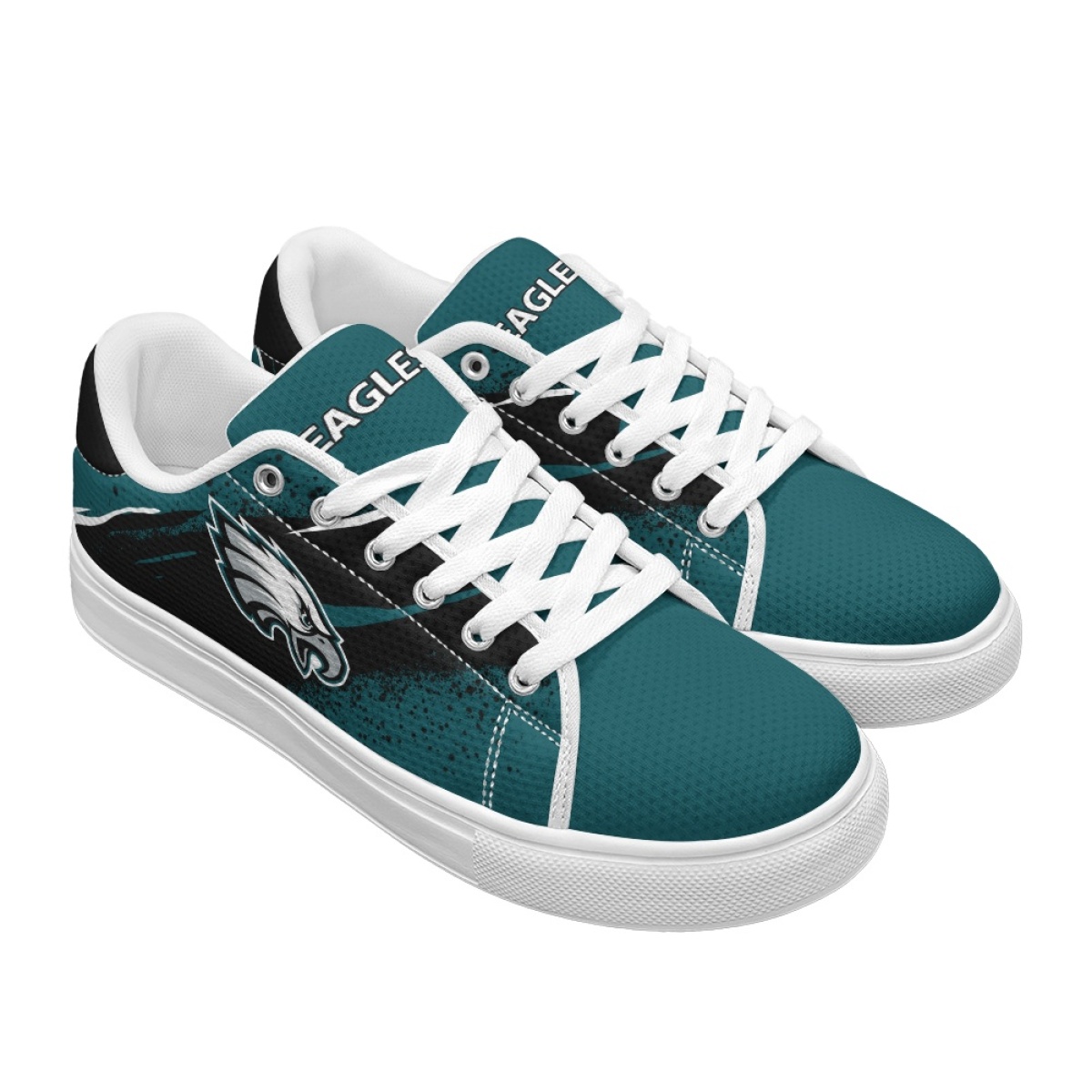 Men's Philadelphia Eagles Low Top Casual Sneakers/Shoes 001
